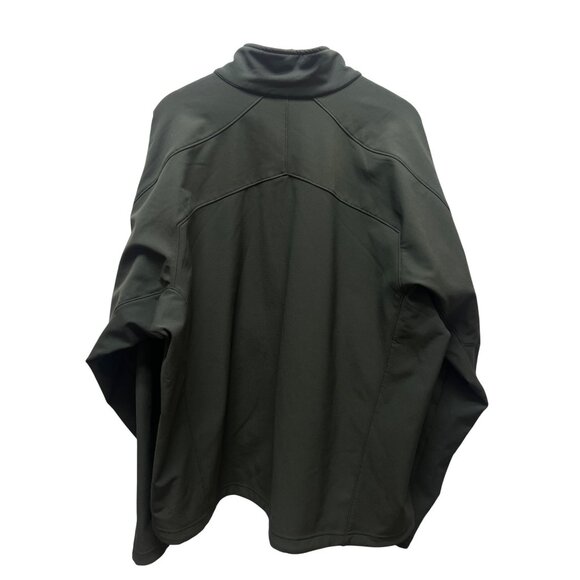 REI Green and Black Full Zip Softshell Outdoor Jacket - Picture 6 of 7